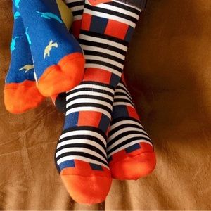 ✨🆕🧡💙♠️🧦SOUL SOCKS WHIMSICALLY DESIGNED DRESS SOCKS🧦♠️💙🧡